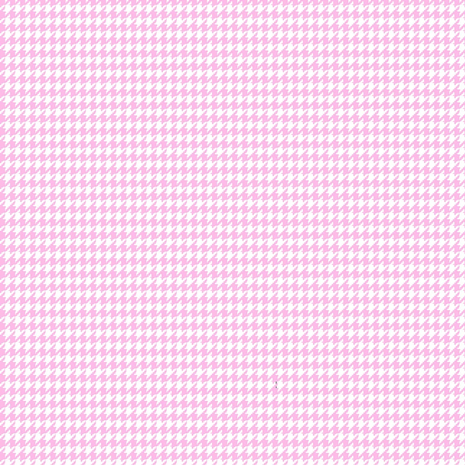 Pink Houndstooth - Flannel & Foam Soft Dog Cone