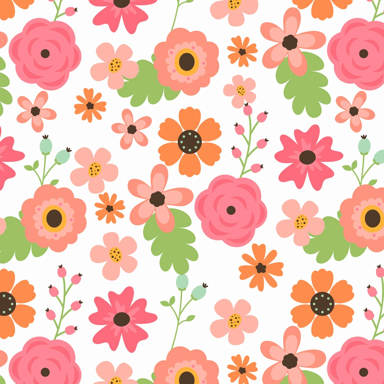 Retro Flowers - Flannel & Foam Soft Dog Cone